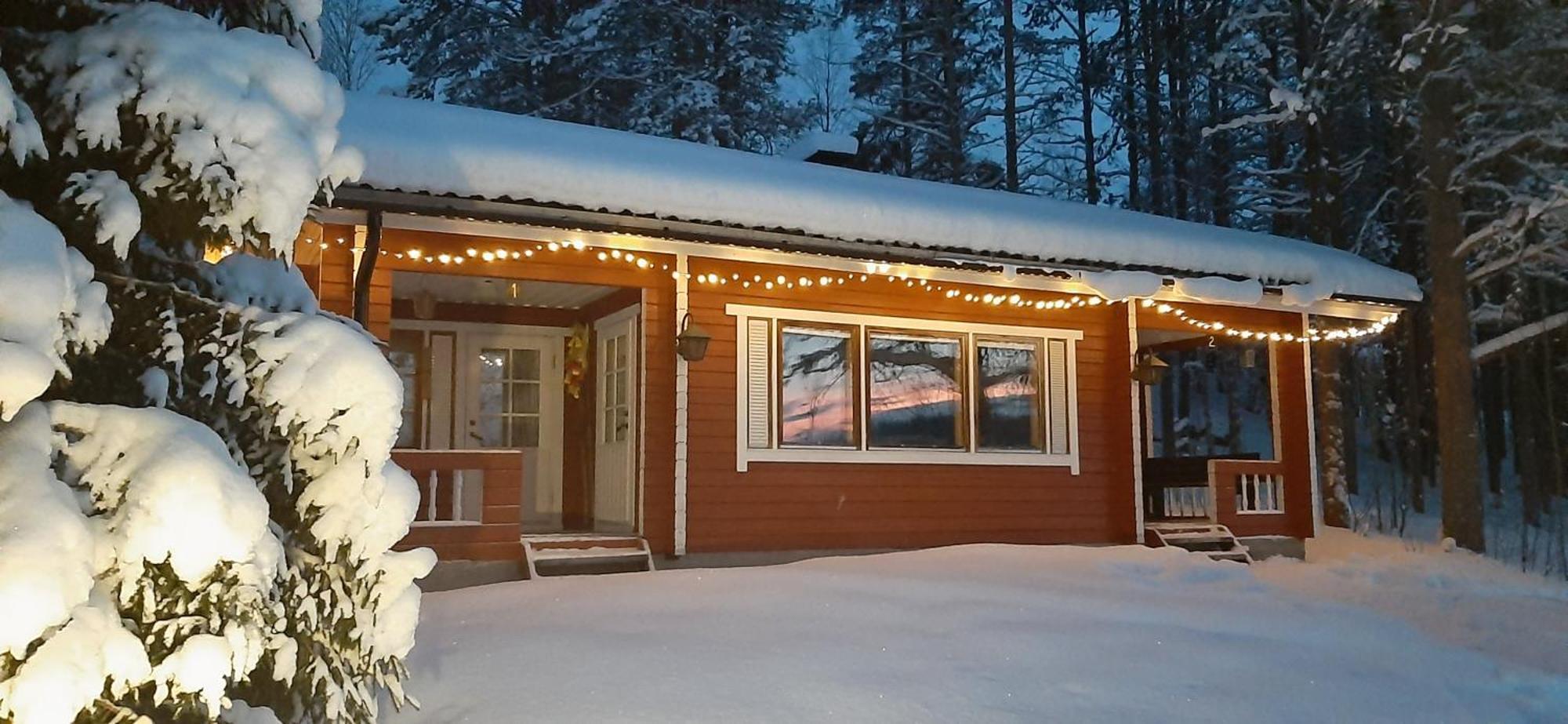 Korvala Log Cabins Exterior foto